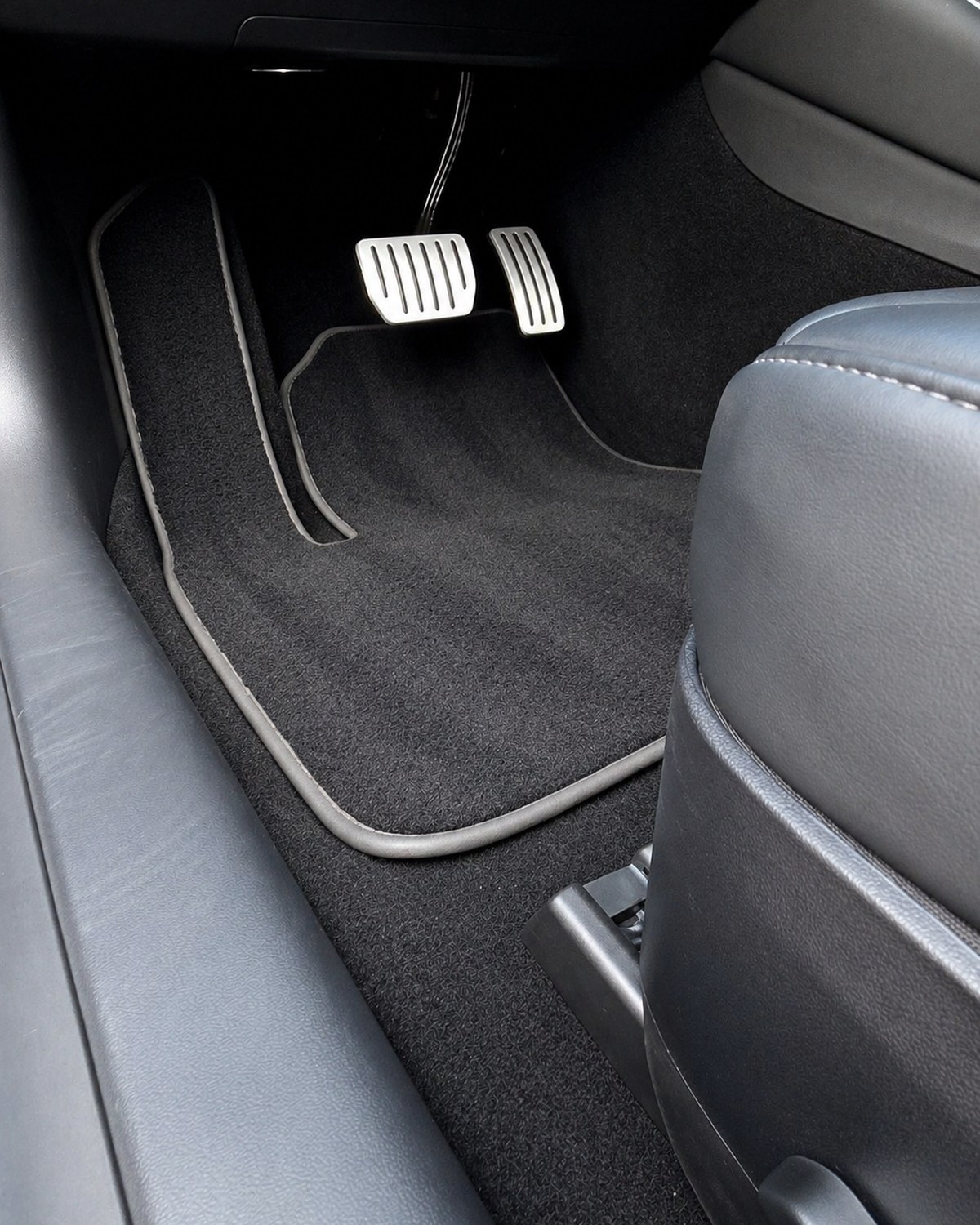 Tesla carpet after detailing