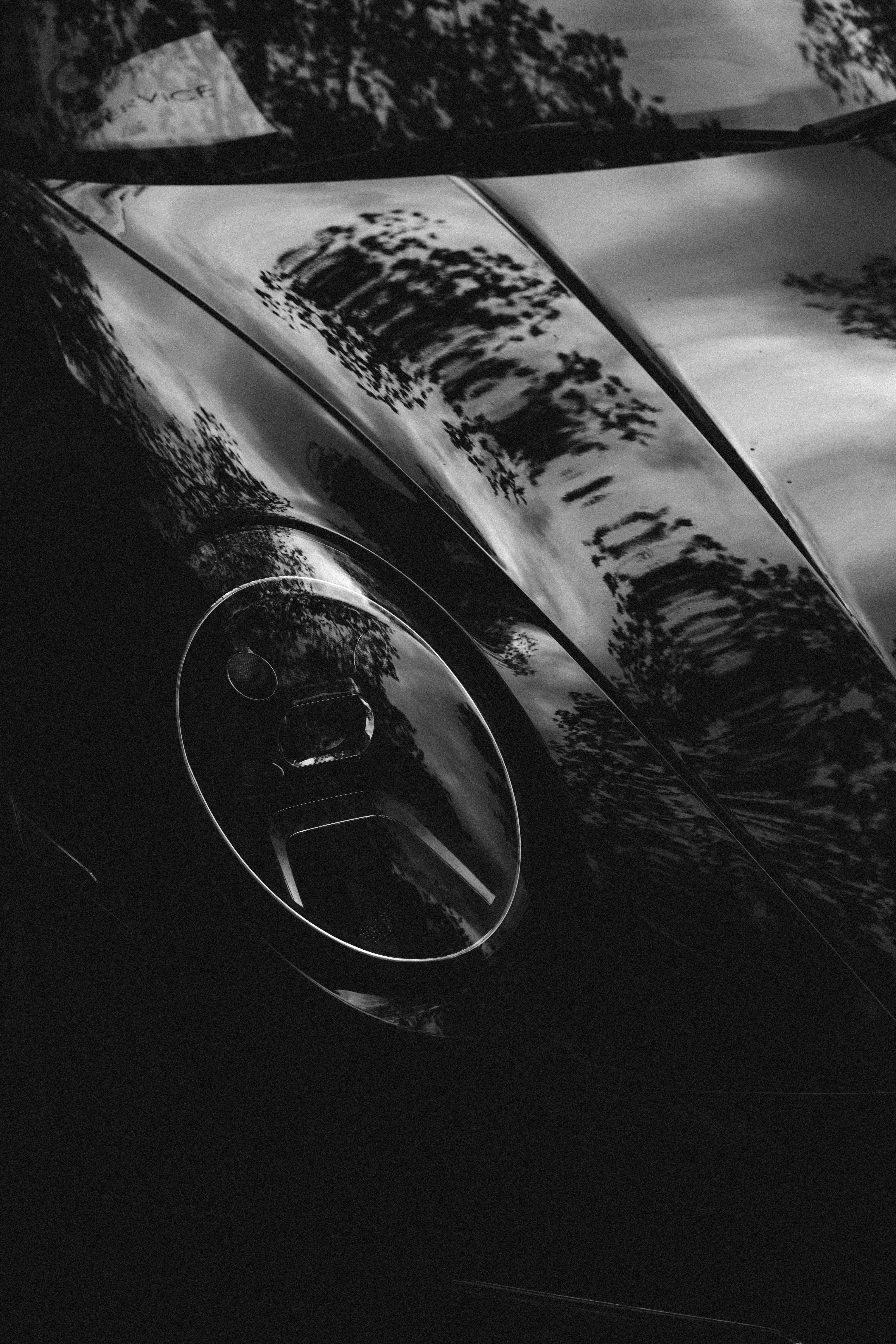 Dark glossy detailed vehicle hero background